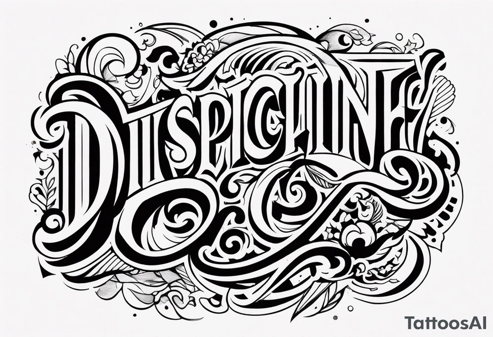 discipline tattoo idea