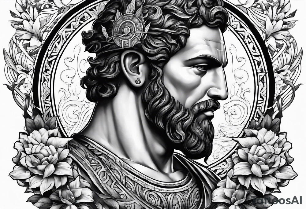 greek god tattoo idea