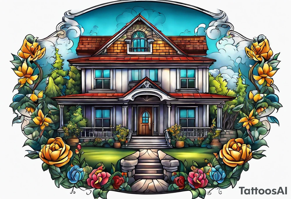 House tattoo idea