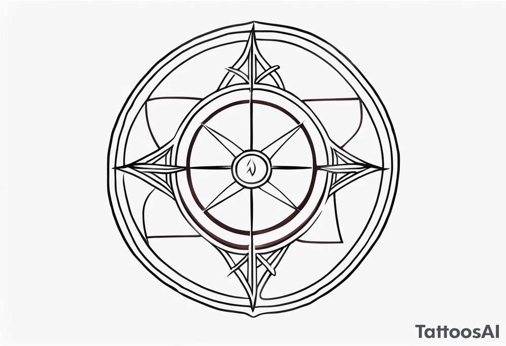 The symbol of Matthias in the bible tattoo idea