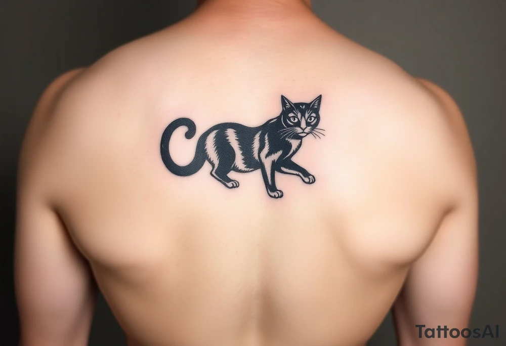 Black Cat tattoo idea