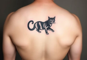 Black Cat tattoo idea