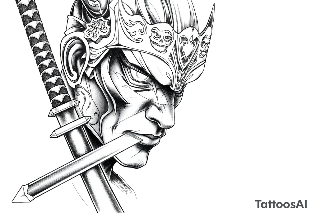 Katana, light on the bladd tattoo idea