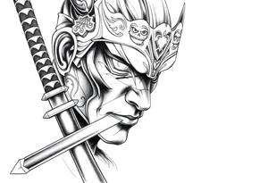 Katana, light on the bladd tattoo idea