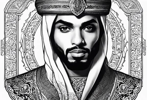 Prince Ali in arabic tattoo idea