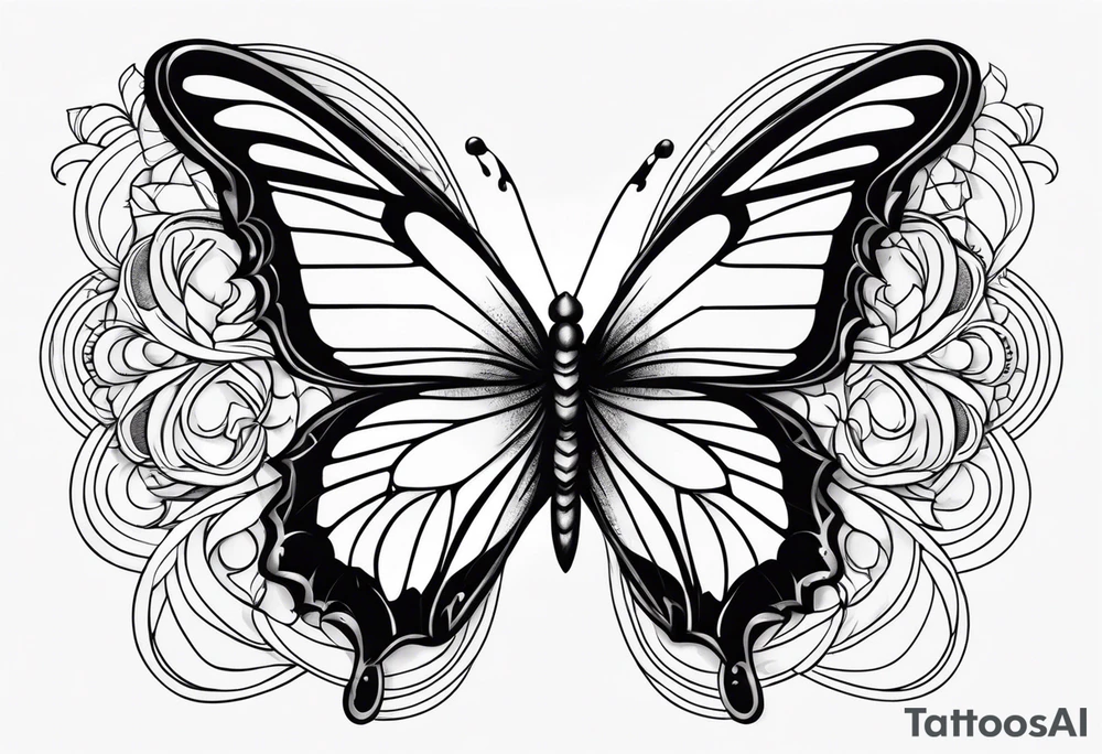 butterfly, reincarnation tattoo idea