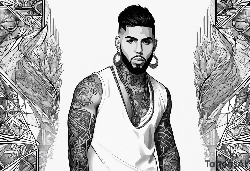 Tatuaje de anuel tattoo idea