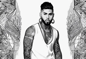 Tatuaje de anuel tattoo idea