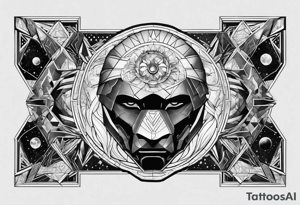 spartan, outer space, einstein, sleeve tattoo idea
