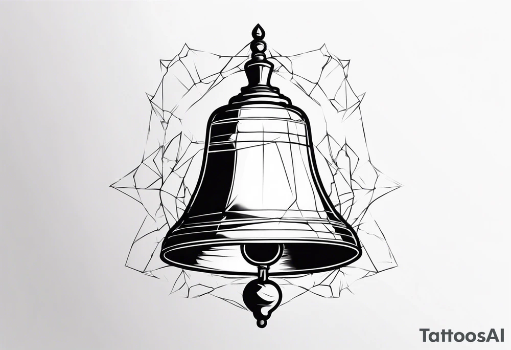cracked bell tattoo idea