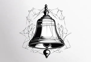 cracked bell tattoo idea