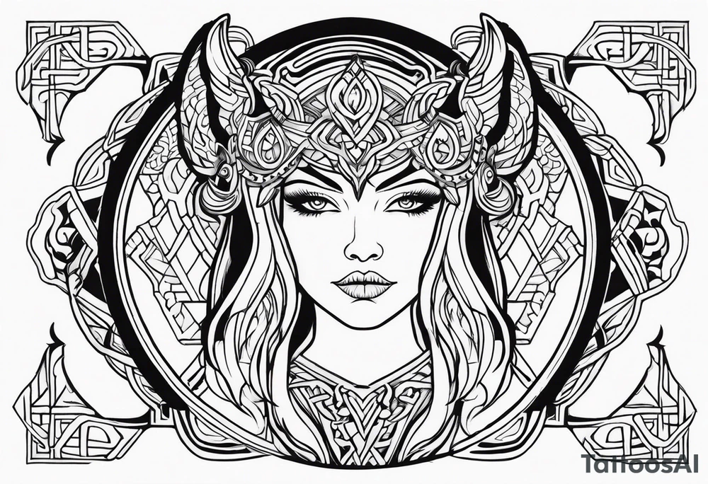 freya norse tattoo idea