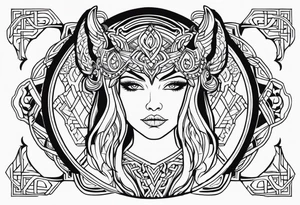 freya norse tattoo idea