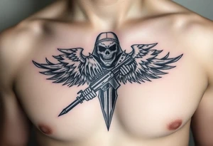 call of duty modern warfare 2 ghost tattoo idea