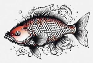 fish water tattoo idea