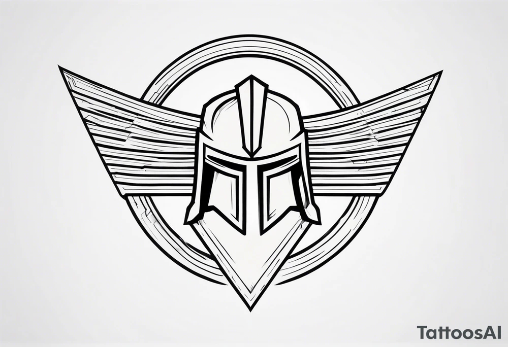 Ancient spartan symbol tattoo tattoo idea