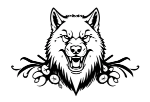 husky tattoo idea