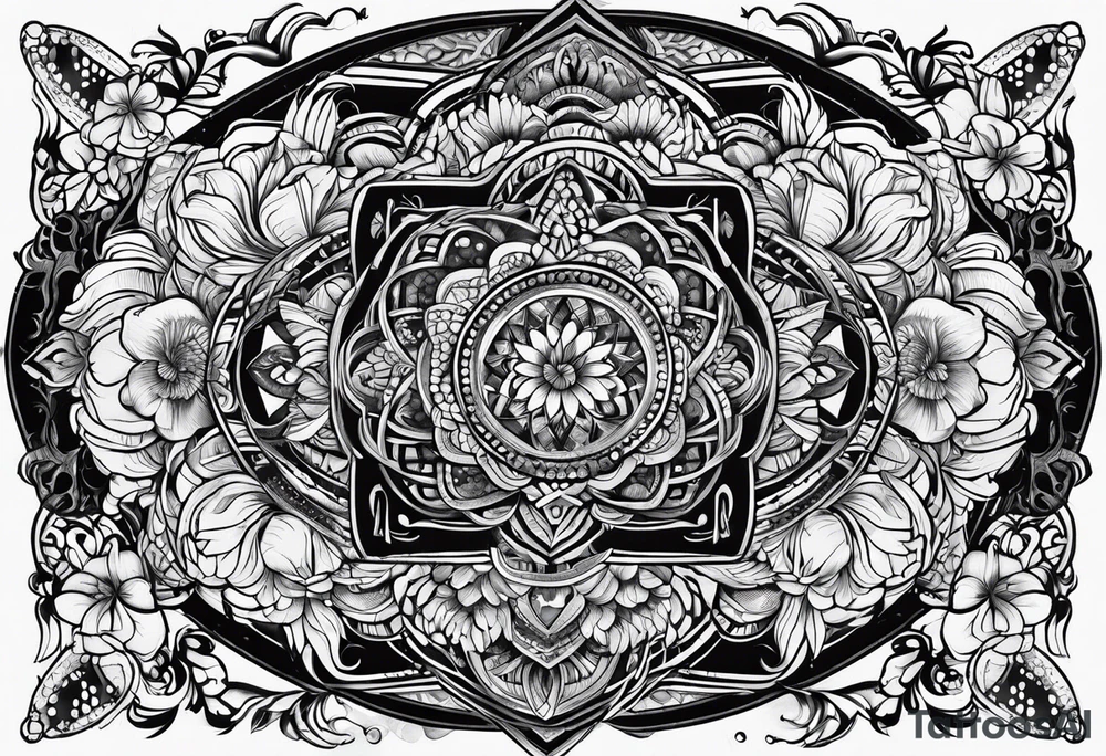 The word perception tattoo idea