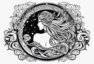 aquarius tribal tattoo tattoo idea