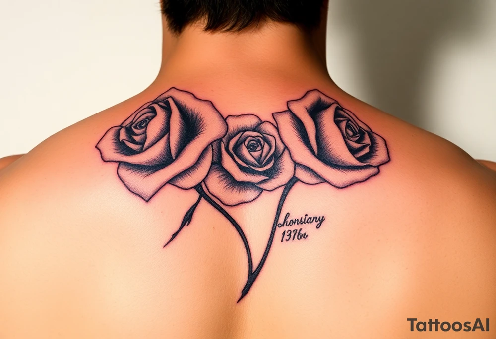 Roses tattoo idea