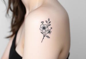 Flowers tattoo idea