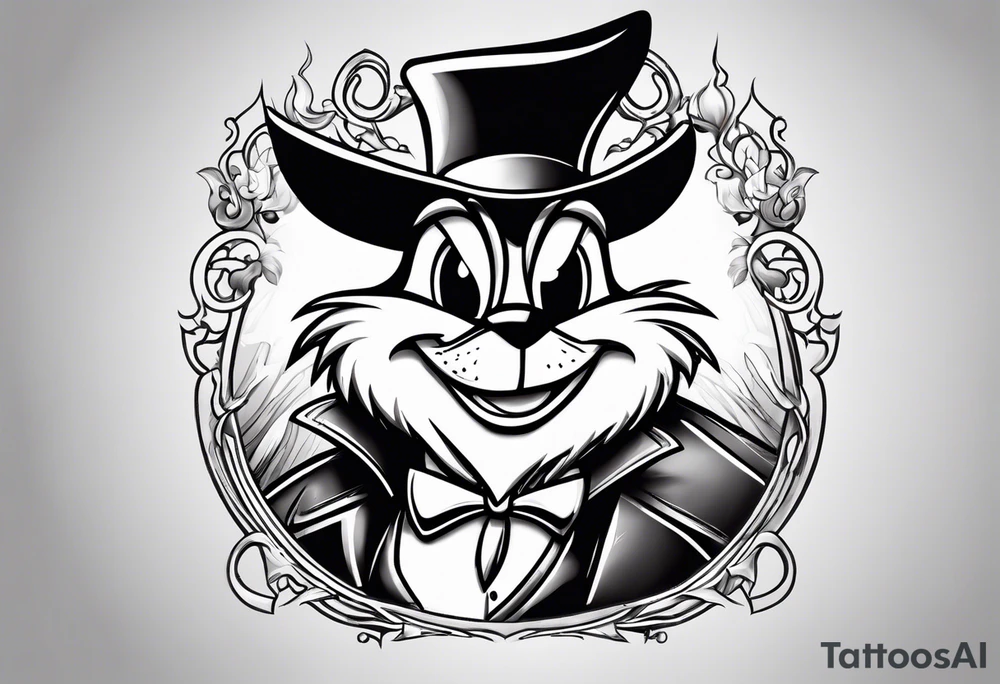 Taz mania the looney tunes character tattoo idea
