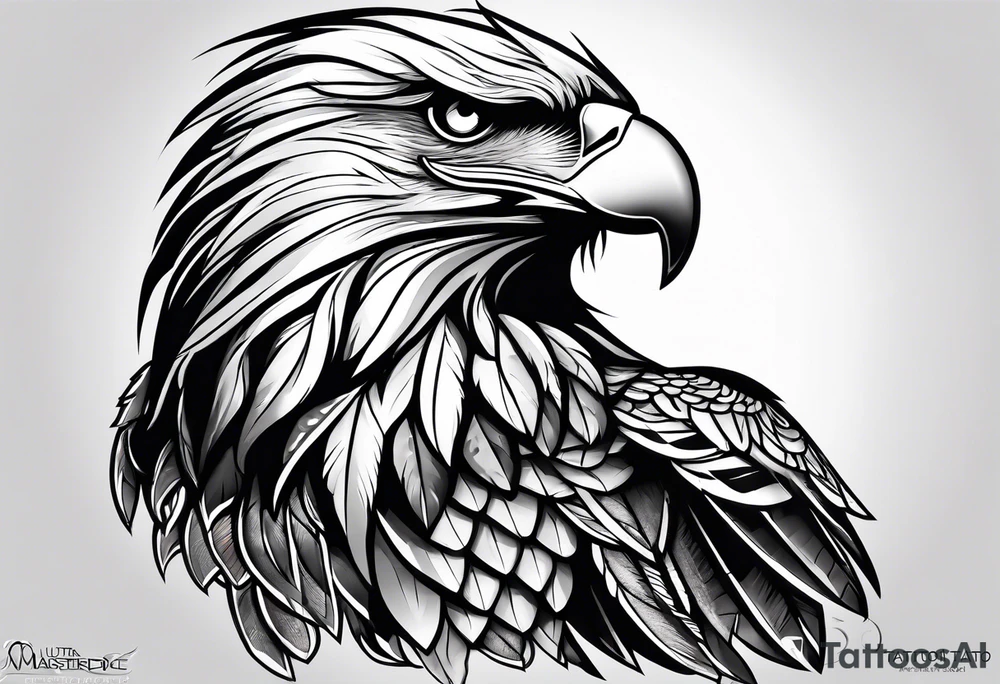 Eagle warrior tattoo idea