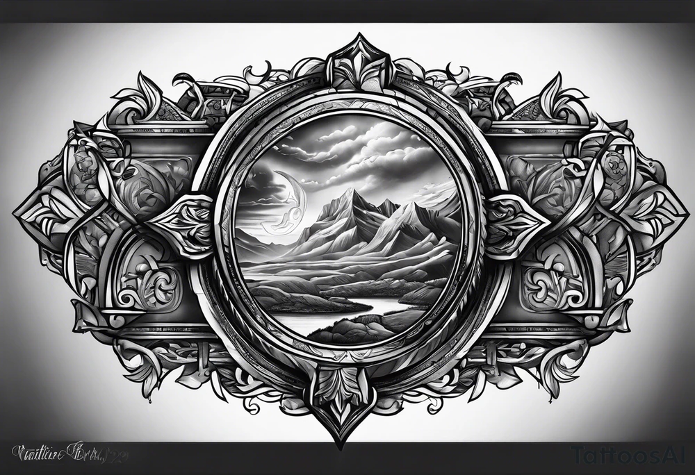 Psalms 23 tattoo idea