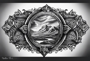 Psalms 23 tattoo idea