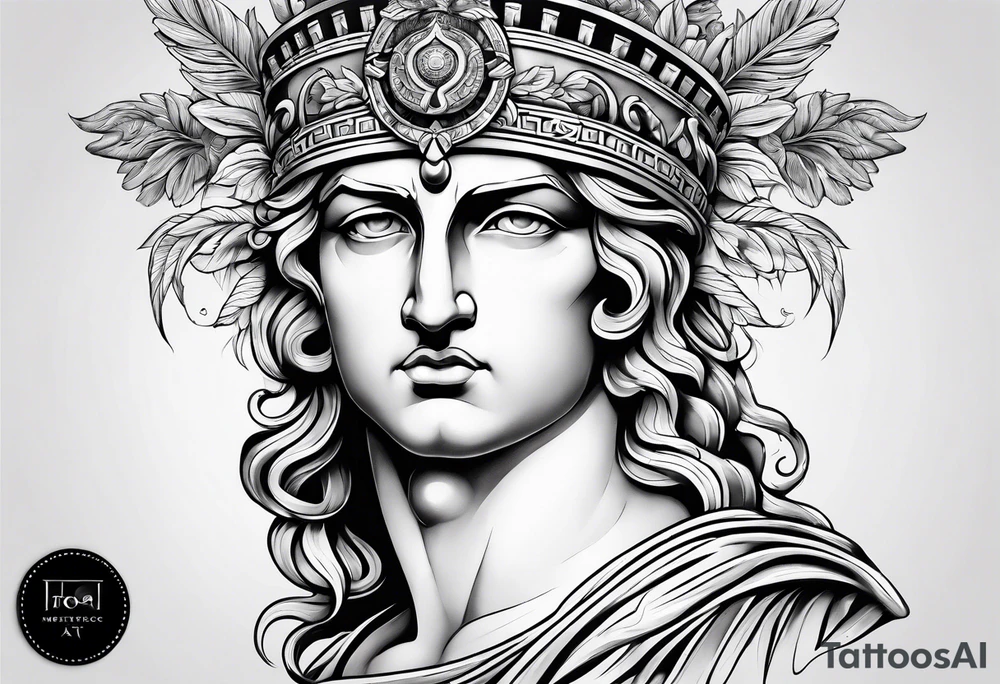 greek god tattoo idea