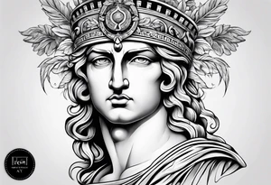 greek god tattoo idea