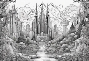 All the album covers of ODESZA tattoo idea