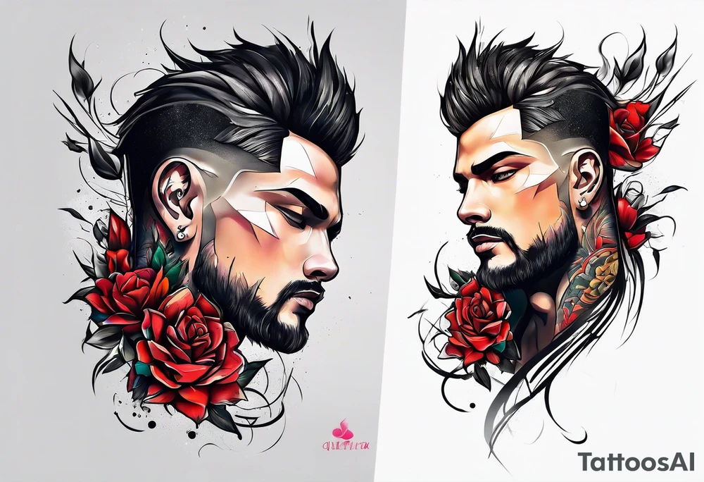 Ripped skin wound tattoo design tattoo idea