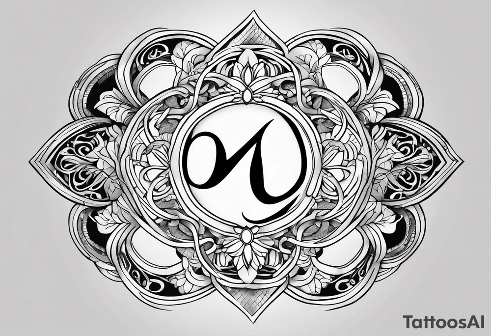 Basic infinity symbol tattoo idea