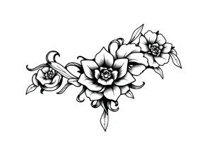 hip tattoo on the hip tattoo idea
