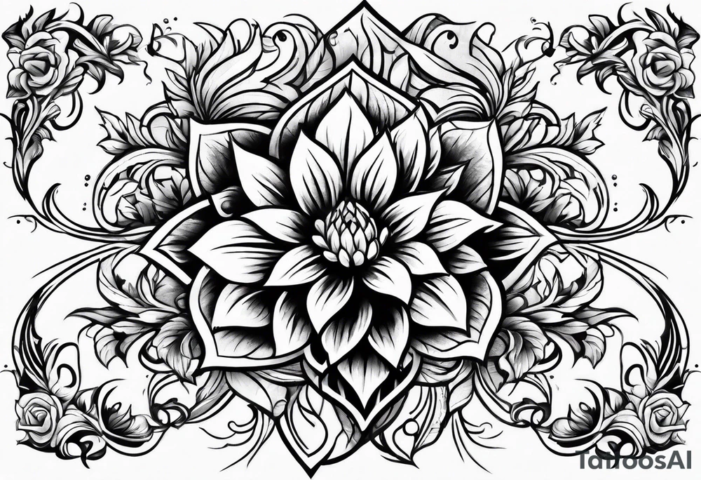 Flourish tattoo idea