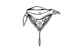 Chicano bandana tattoo idea