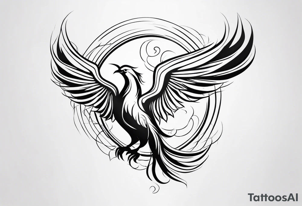 phoenix tattoo idea