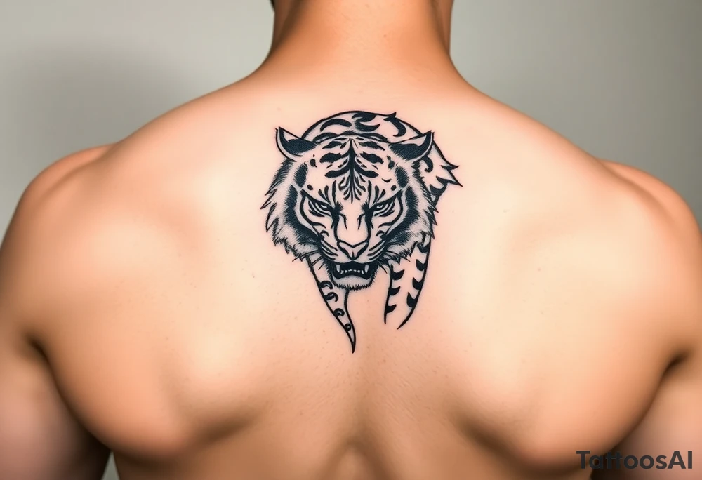 Sak Yant tattoo tiger tattoo idea
