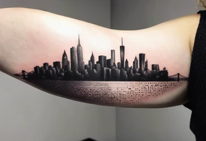 Brooklyn skyline tattoo idea