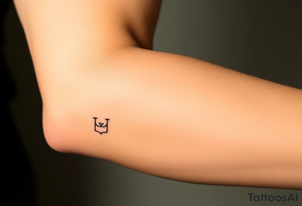 achilles the greek myth, in a symbol with no human shape tattoo idea