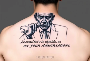 Force Choking Director Krennic, “Be Careful Not to Choke On Your Admirations.” tattoo idea