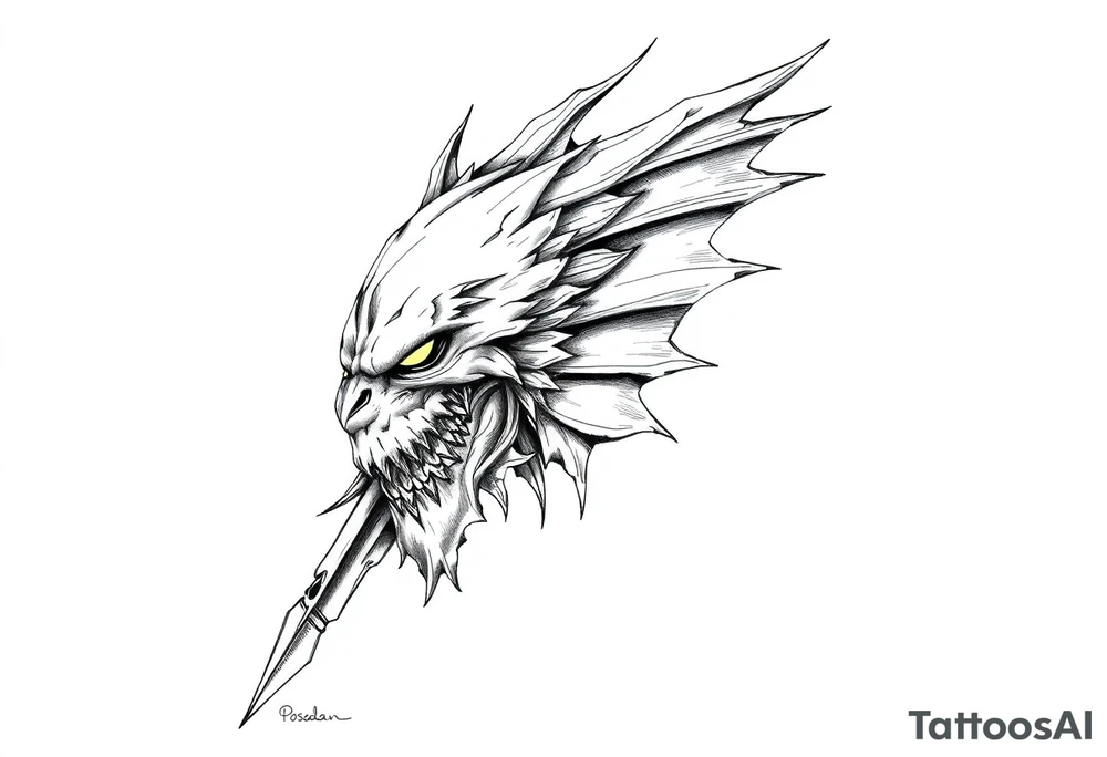 poseidan tattoo tattoo idea