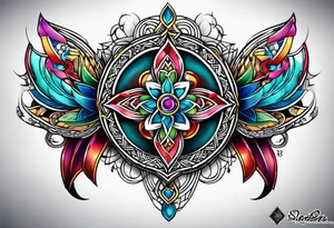 dara knot shoulder tattoo tattoo idea