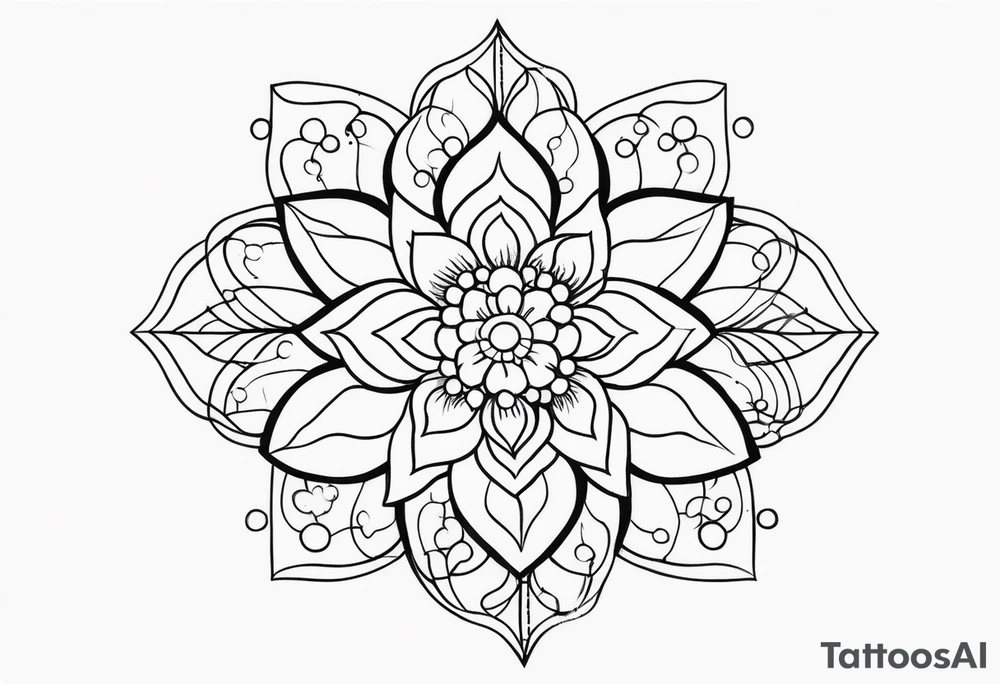 ✔️ with dots tattoo idea