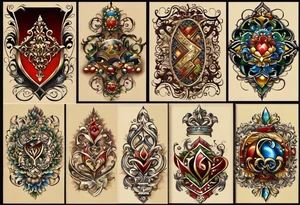 Family birthdates combined - 08.15.1966, 07.17.1974, 03.03.1992, 02.11.2008 and 02.02.2006 tattoo idea
