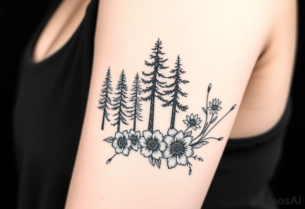 Texas 
Washington 
Connecticut 
State trees and flowers tattoo idea