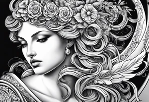 Michaelangelo adam creation painting tattoo idea