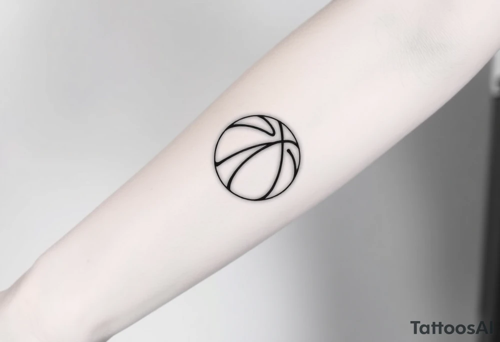 Basketball tattoo idea