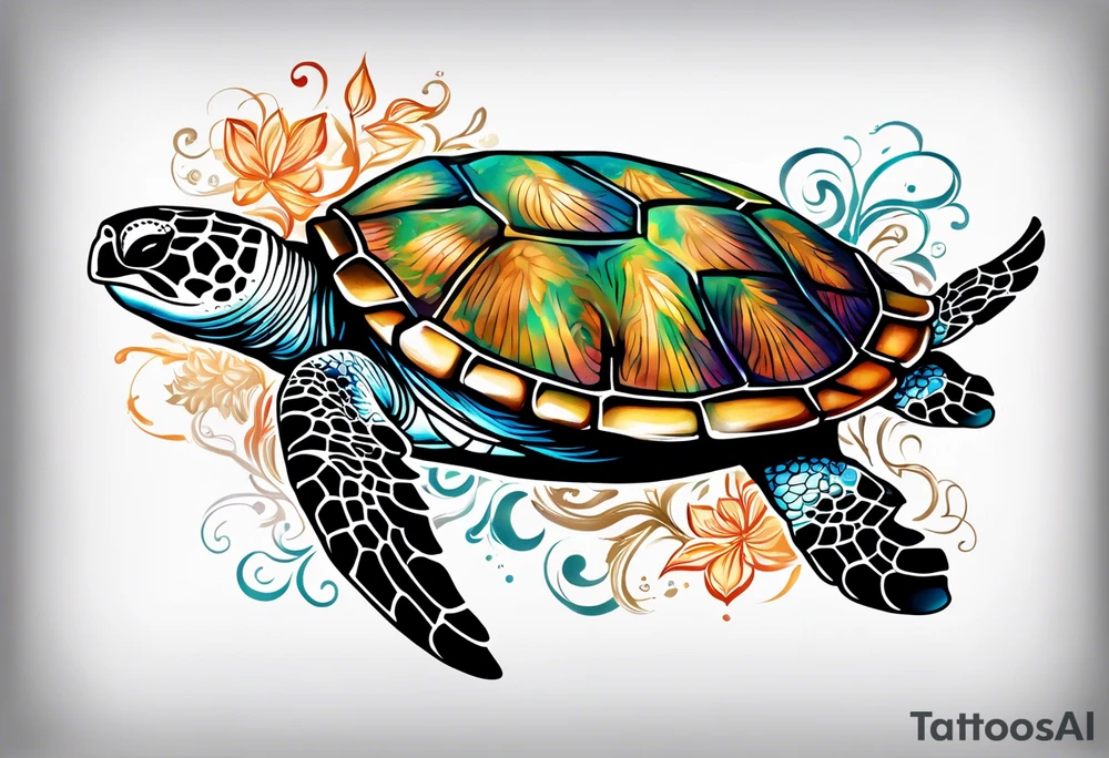 small seaturtle
 tattoo tattoo idea